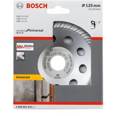 фото Чашка алмазная 125 мм Standard for Universal BOSCH 2608601574