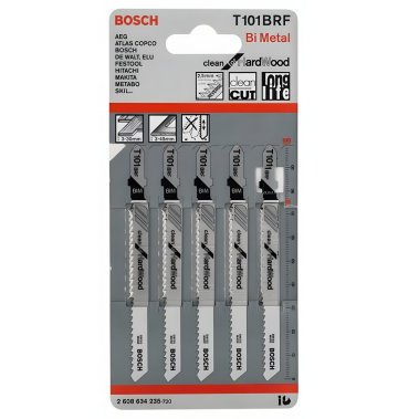 фото Полотно пильное T 101 BRF Clean for Hard Wood (5 шт.) BOSCH 2608634235