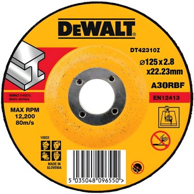 фото Диск отрезной 125 х 2.8 х 22.2 мм (металл) Industrial DeWalt DT42310Z-QZ