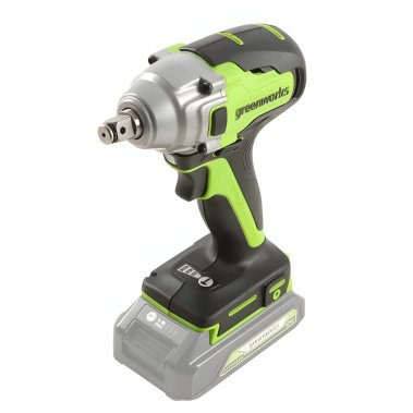 фото Гайковерт аккумуляторный ударный GREENWORKS GD24IW400 (без АКБ и ЗУ) 3802907