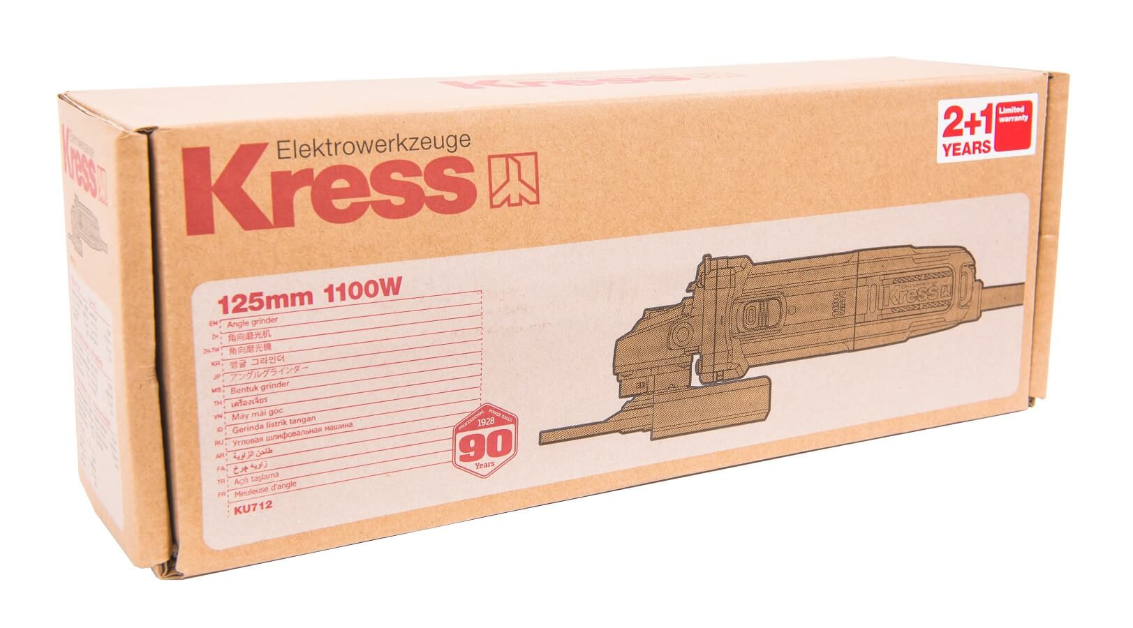 фото Шлифмашина угловая KRESS KU712 - Кум-Тигей Инструмент фото Шлифмашина угловая KRESS KU712