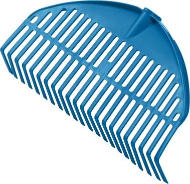 фото Грабли GRINDA PL-22 FIBER, веерные, 430х40х1460 мм, 22 зубца, фиберглассовый черенок 421818