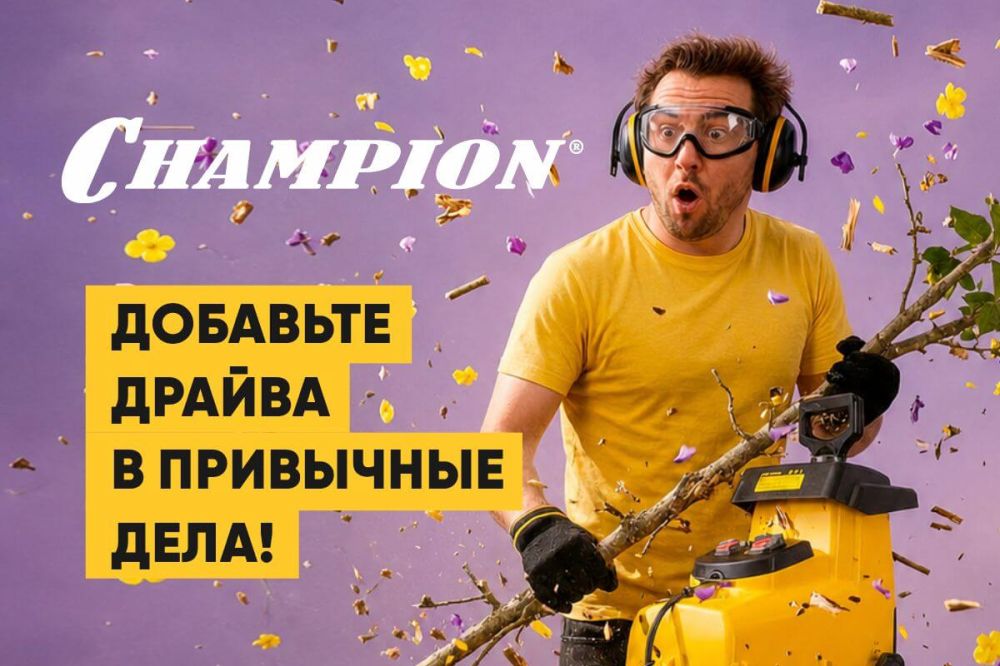 CHAMPION: Добавьте драйва в привычные дела!