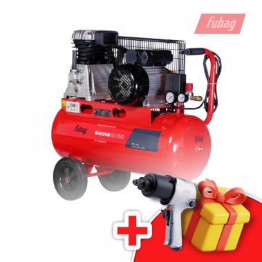 фото Компрессор FUBAG B4000B/50 CM3 + ПОДАРОК Пневмогайковерт ударный FUBAG IW580 (1/2'')