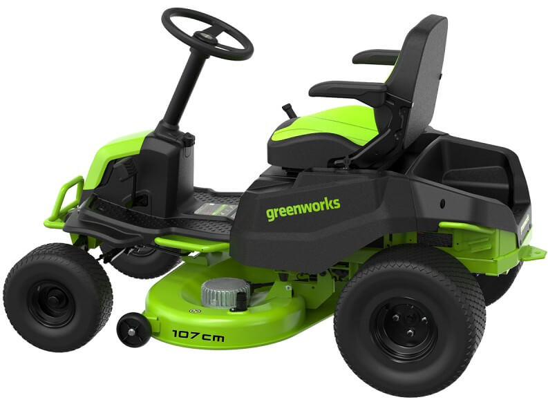 фото Райдер садовый аккумуляторный GREENWORKS GC82LT107 (без АКБ и ЗУ) 7404507