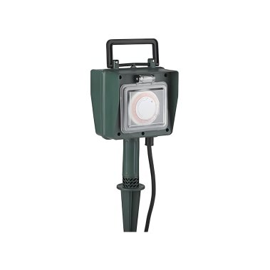 фото Удлинитель 10 м U-2e-10m-IP-44 (садовый, с/з, таймер 24 /15 мин) ЭРА УТ000003728