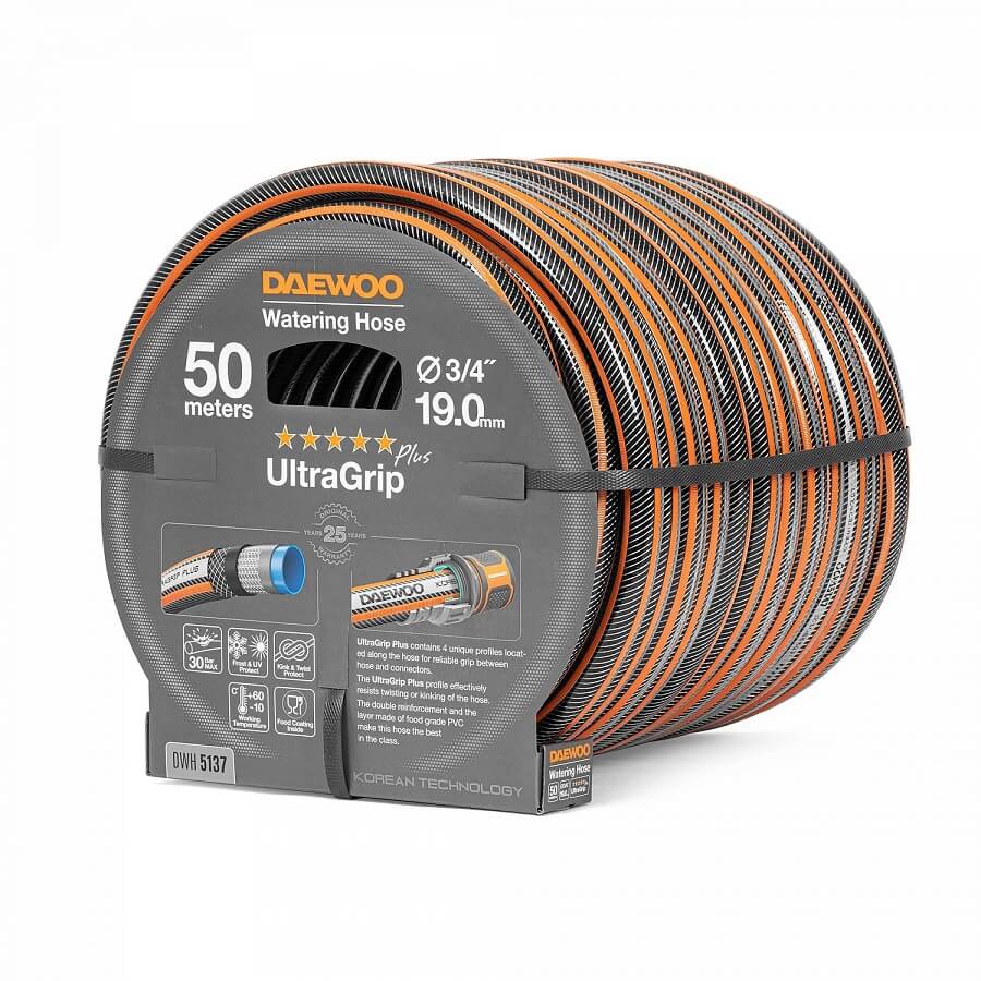 фото Шланг UltraGrip 50 м, 3/4'' (19 мм) DWH 5137 DAEWOO