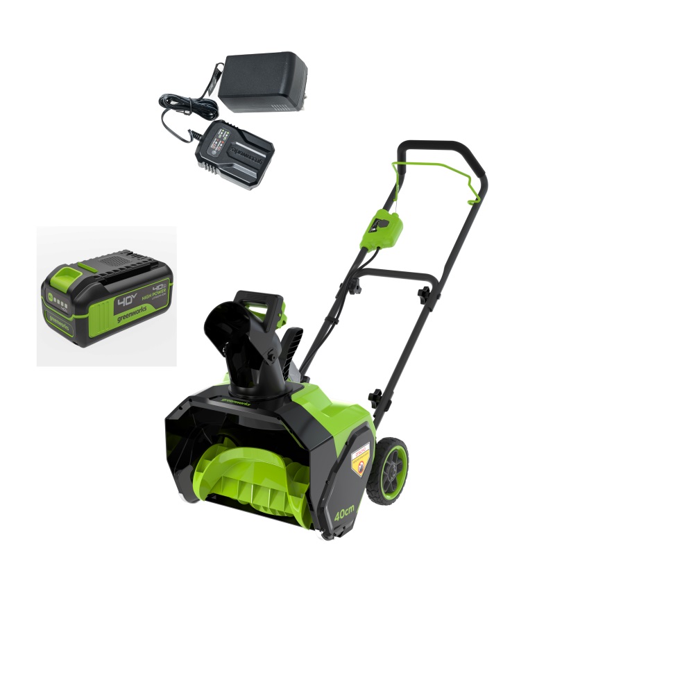 фото Снегоуборочник аккумуляторный GREENWORKS G40ST40 2603607UG