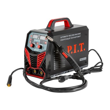 фото Сварочный полуавтомат P.I.T. PMIG145-С2 (4.0кВт, 145А, ПВ-60, MMA 1,6-4,0мм, MIG 0,8-1,0мм)