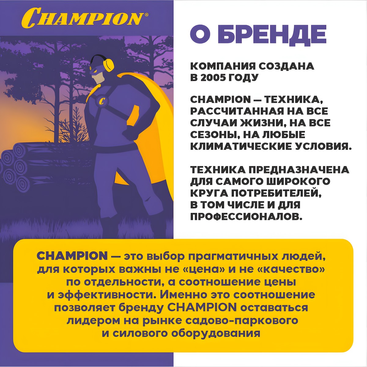 фото Триммер бензиновый CHAMPION Т523