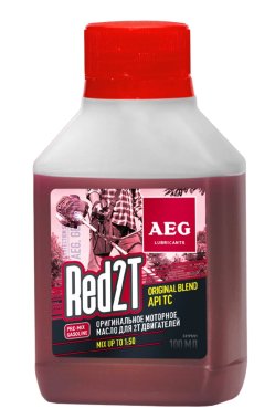 фото Масло AEG Universal 0,1 л (минеральное, для 2-тактных двигателей) 33199