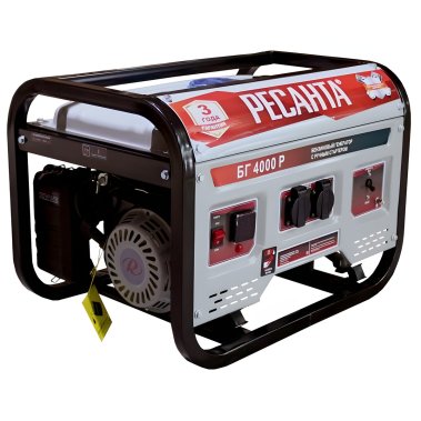 фото Электростанция бензиновая РЕСАНТА БГ 4000 Р