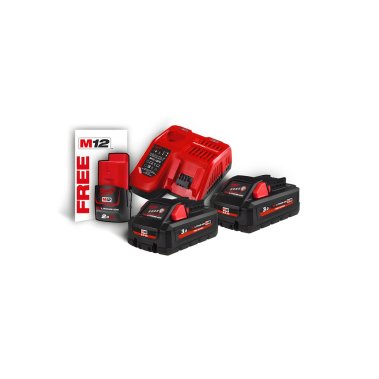 фото Набор M18 HNRG-302 (2 х M18 HB3, 3,0 Ач + M12-18FC) MILWAUKEE 4933471071