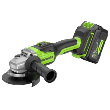 фото Шлифмашина угловая аккумуляторная GREENWORKS GD24AG 3200207CUH