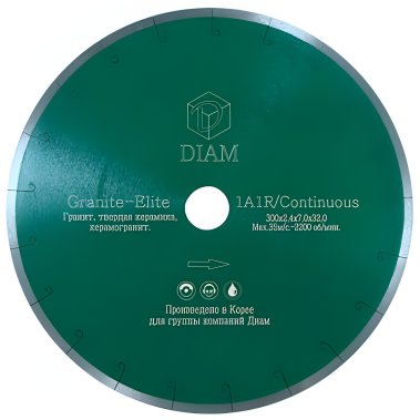 фото Диск алмазный 300 х 2.0 х 7.5 х 32/25.4 мм GRANITE-ELITE (гранит) DIAM 000218