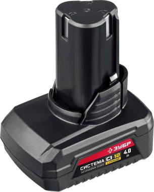 фото Батарея аккумуляторная ЗУБР АКБ-С1-12-4 (12 В, 4,0 Ач)