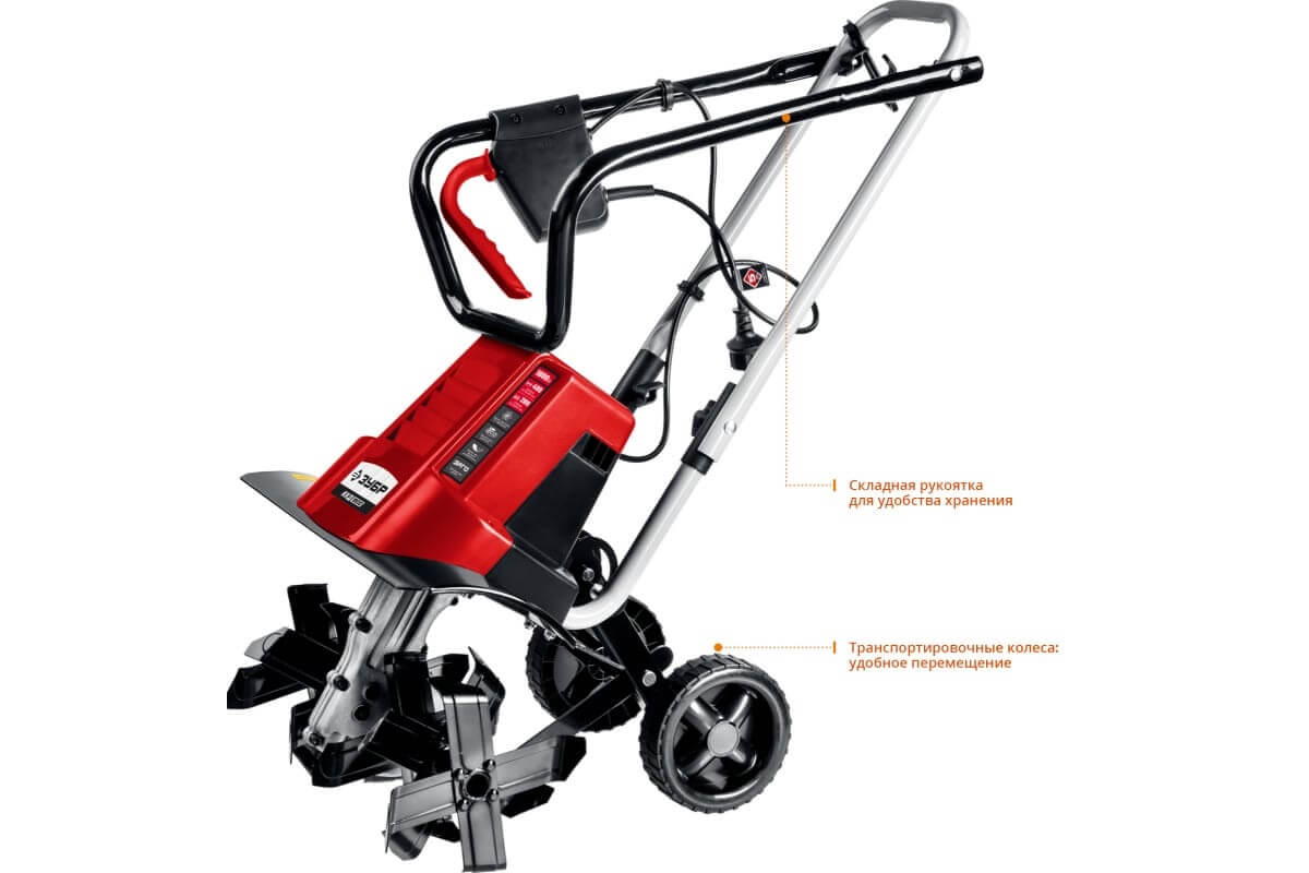 фото Культиватор электрический ЗУБР ККД-1800