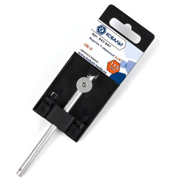 фото Вороток Т-образный 115 мм 1/4'' КОБАЛЬТ 642-647