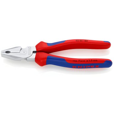 фото Плоскогубцы силовые 180 мм (хром) KNIPEX KN-0205180