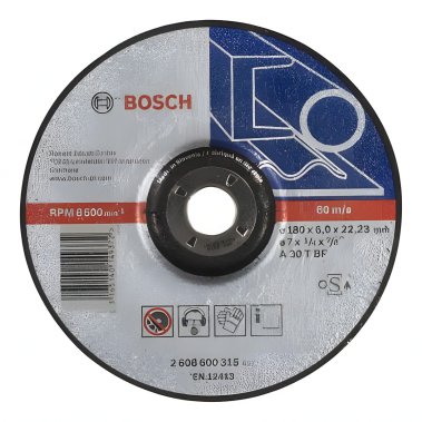 фото Круг обдирочный 180 х 6.0 х 22.2 мм Expert for Metal BOSCH 2608600315