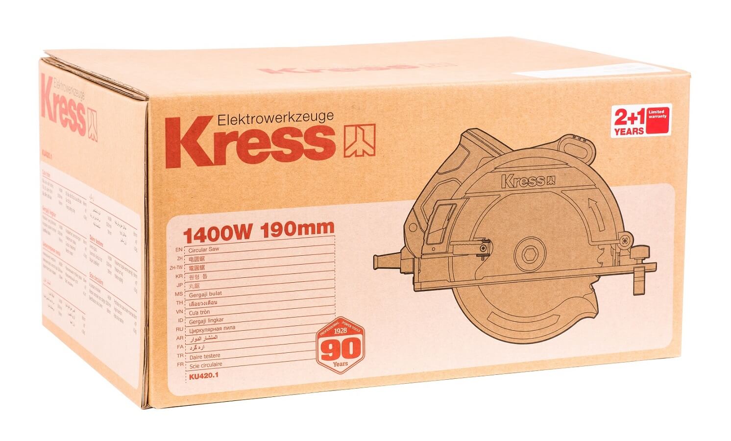 фото Пила дисковая KRESS KU420.1