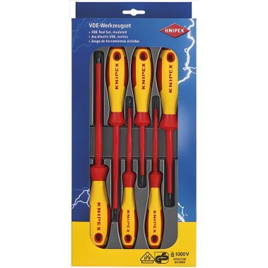 фото Набор отверток VDE/6 (6 пр.) KNIPEX KN-002012V01