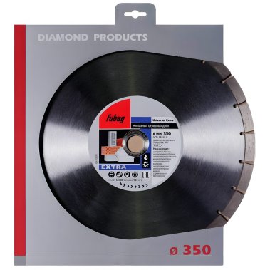 фото Диск алмазный 350 х 25.4 мм Universal Extra FUBAG 32350-6