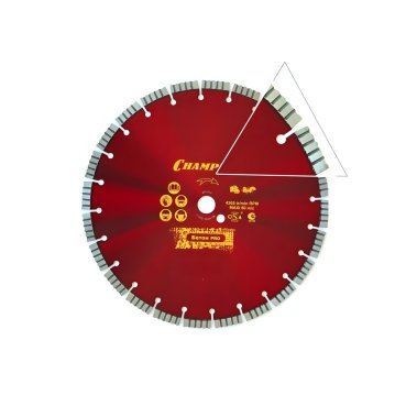 фото Диск алмазный PRO 500/25,4/10/4 мм Concremax (железобетон, бетон) CHAMPION C1627