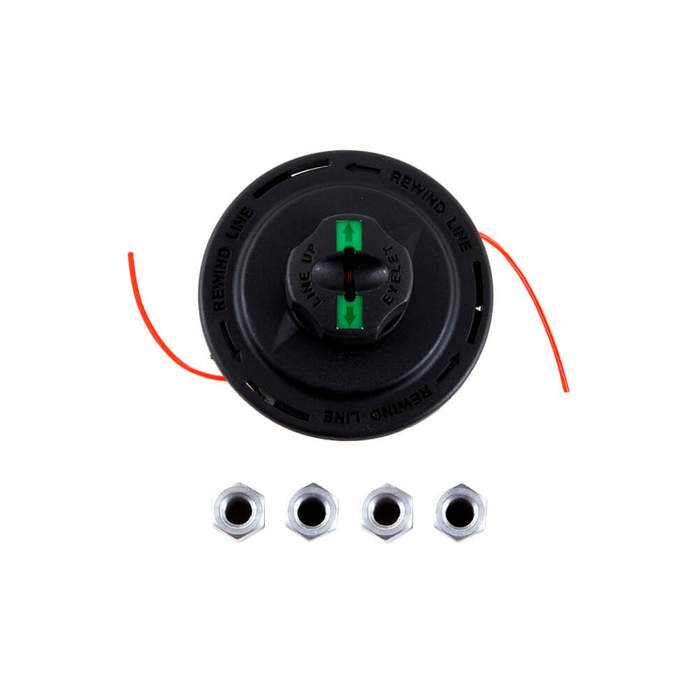 фото Головка триммерная DDE Wind7 (М8х1,25 прав., 3/8'' лев., 3/8'' прав., М10х1,25 лев.) 644-450