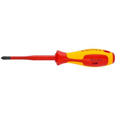 фото Отвертка диэлектрическая PZ 2 х 100 мм (тонкая) VDE KNIPEX KN-982502SL