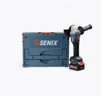 фото Шлифмашина угловая аккумуляторная SENIX PAX2125-M2-EU SET