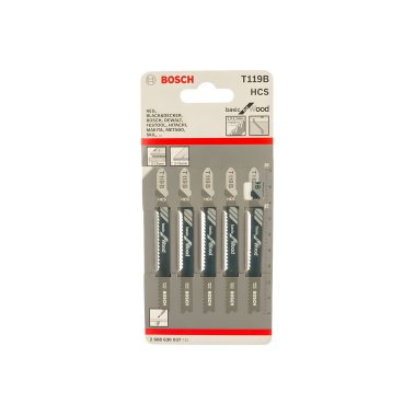 фото Полотно пильное T 119 B Basic for Wood (5 шт.) BOSCH 2608630037