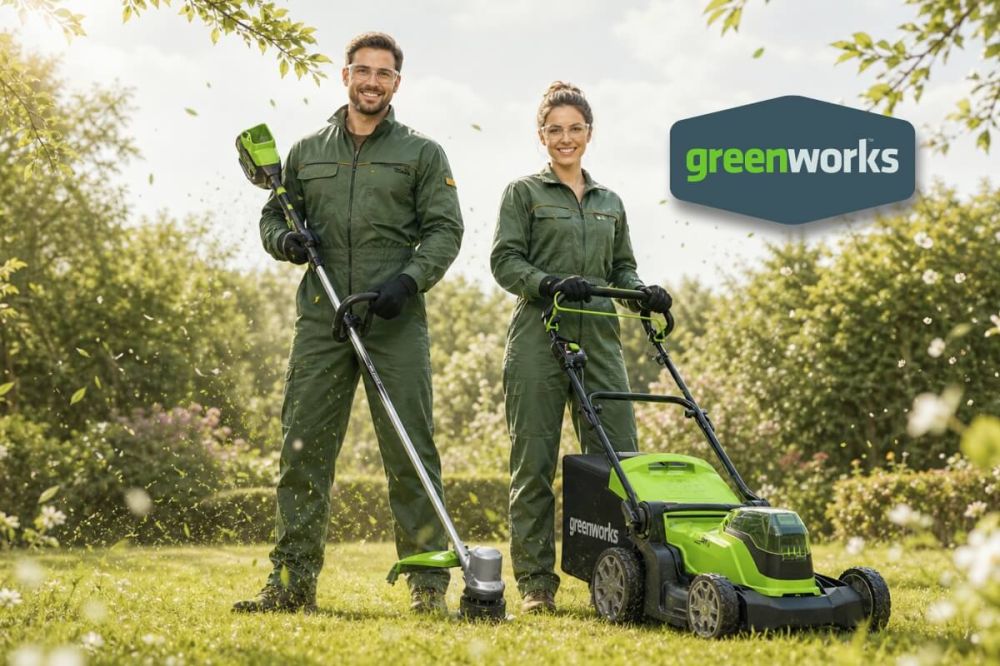 GREENWORKS: Скидки до 25% в честь 100-летия