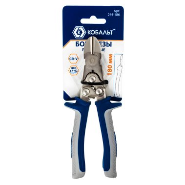 фото Бокорезы 180 мм рычажные КОБАЛЬТ 244-186