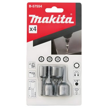фото Набор головок магнитных (4 шт.) C-form MAKITA B-57554