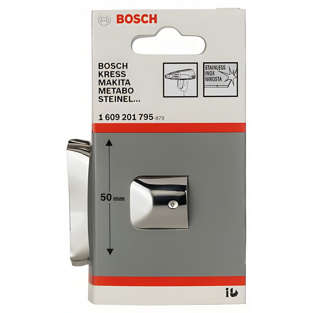 фото Сопло плоское 50 мм BOSCH 1609201795