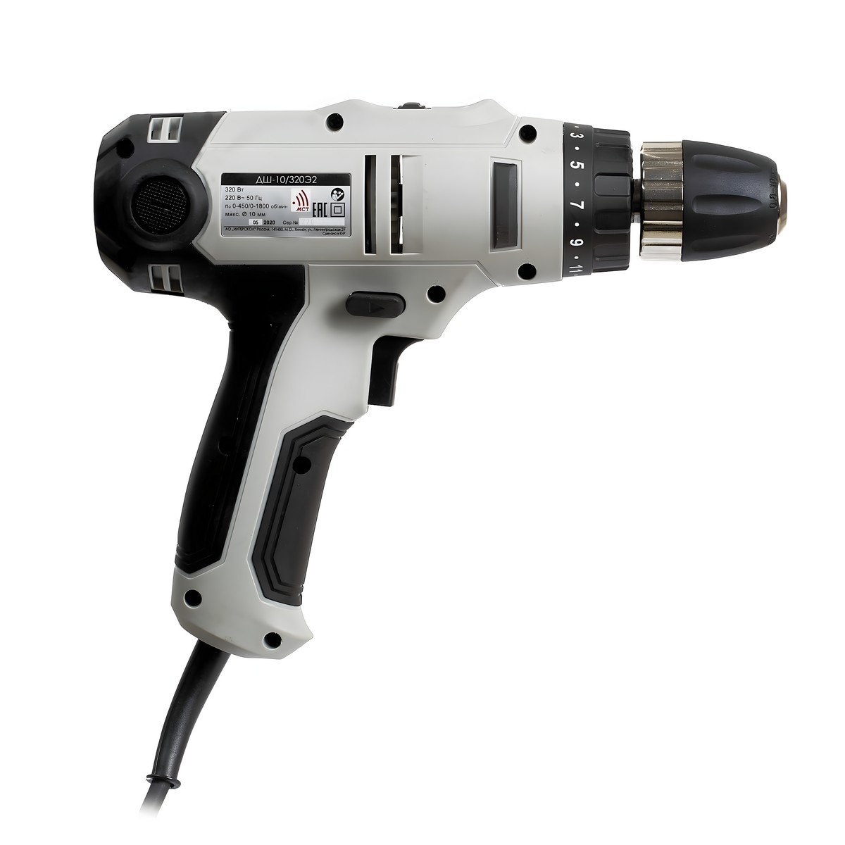 фото Дрель-шуруповерт ИНТЕРСКОЛ ДШ-10/320Э2