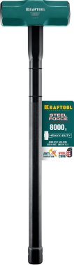 фото Кувалда 8 кг (стальная, удлиненная, обрезиненная рукоятка) Steel Force KRAFTOOL 2009-8
