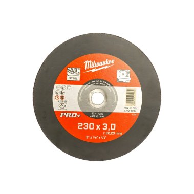 фото Диск отрезной SC41 230х3,0 мм PRO+ (1 шт.) MILWAUKEE 4932451494