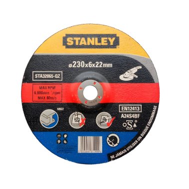фото Круг шлифовальный 230 х 6.0 х 22.2 мм (металл) STANLEY STA32065