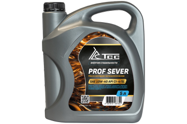 фото Масло моторное полусинтетическое ТСС Проф Север SAE 10W40 API CI-4/SL канистра 5л/Motor oil 5liter can