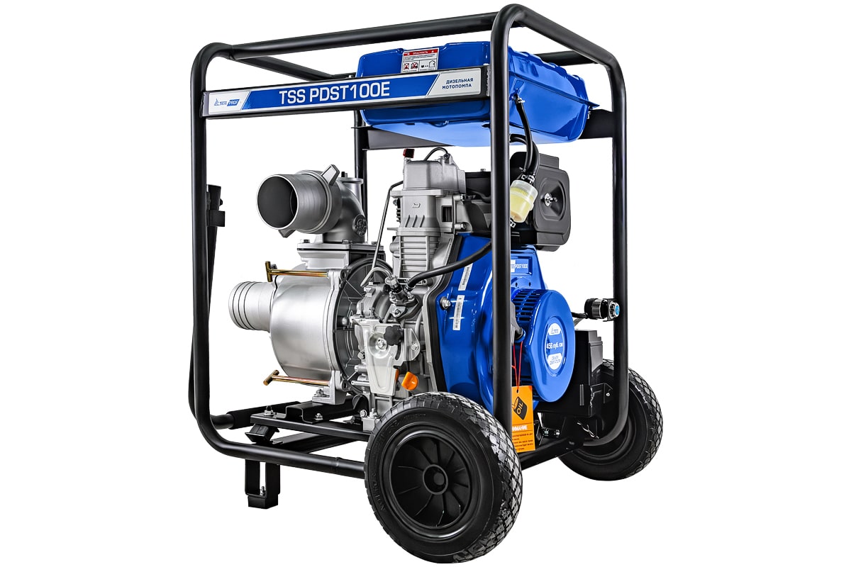 фото Мотопомпа дизельная TSS PDST100E (электростартер, АКБ)
