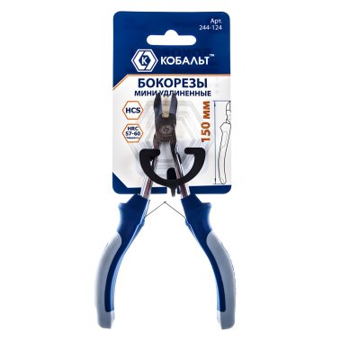 фото Бокорезы 150 мм мини, удлиненные КОБАЛЬТ 244-124