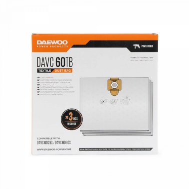 фото Фильтр-мешки синтетические DAVC 60TB (3 шт.) DAEWOO
