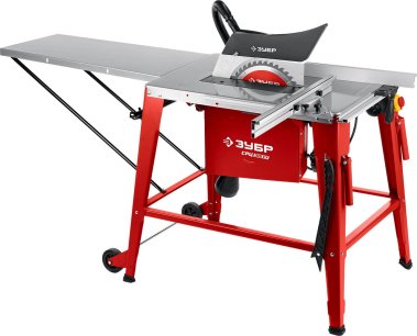 фото Станок настольный распиловочный ЗУБР СРЦ-315су, напольный с удлинителем