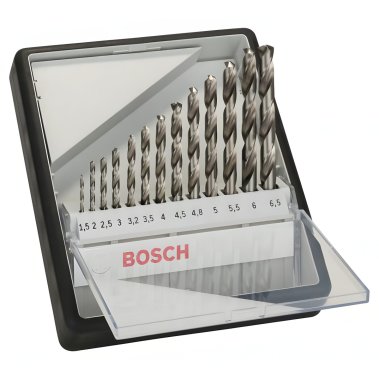 фото Набор сверл по металлу 13 шт. (1.5-6.5 мм) HSS-G Robust Line BOSCH 2607010538