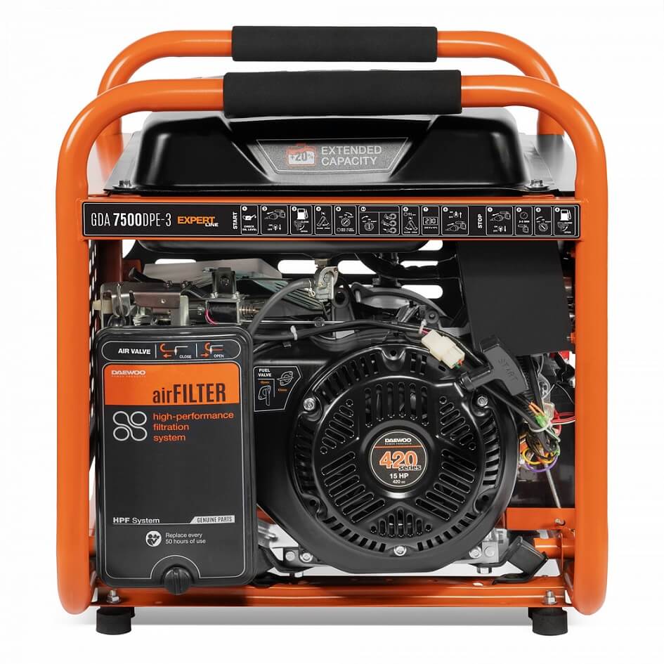 фото Генератор бензиновый DAEWOO GDA 7500 DPE-3