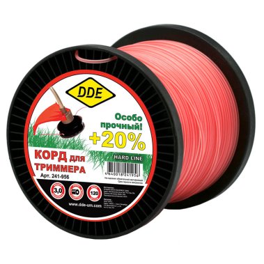фото Корд 3.0 мм х 120 м (круглый, армированный) Hard line DDE 241-956