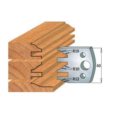 фото Комплект ножей 40 х 4 мм SP (2 шт.) CMT 690.124