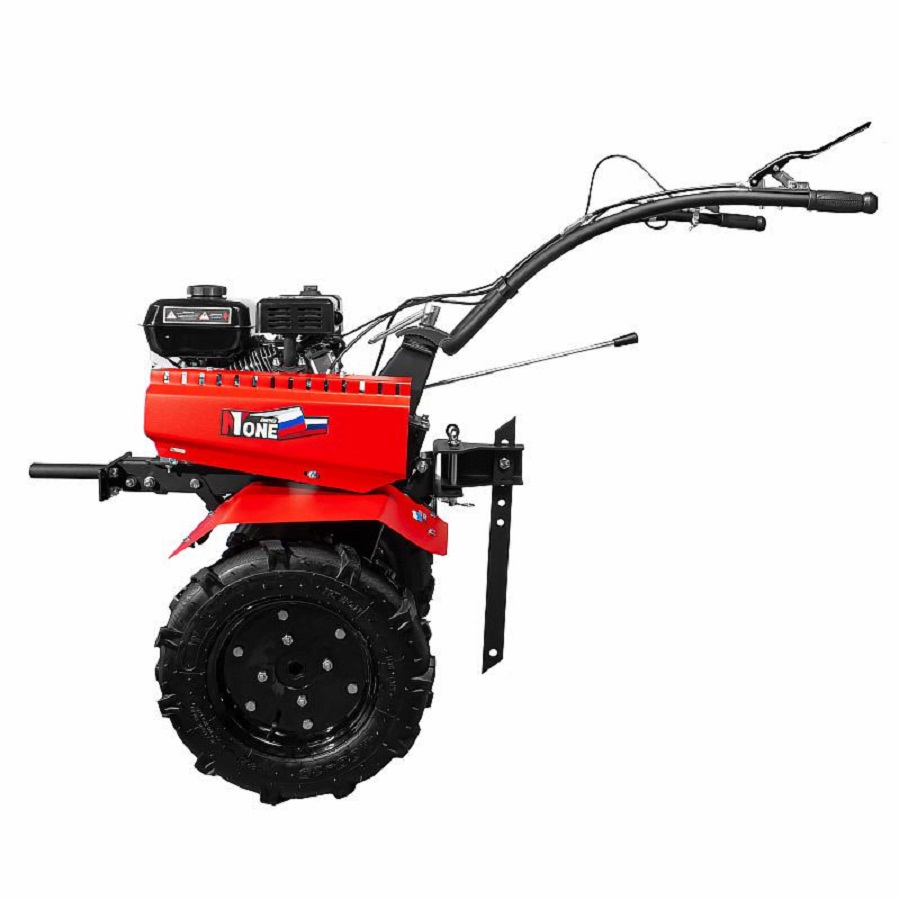 фото Мотоблок бензиновый Number One М-307 NEO(7,8л.с.,чугун.ред.,4*10,скор3впер/1наз,повор.руль, 2 ремня)